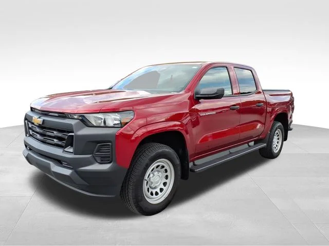 Certified Used 2025 Red Chevrolet Work Truck image 2