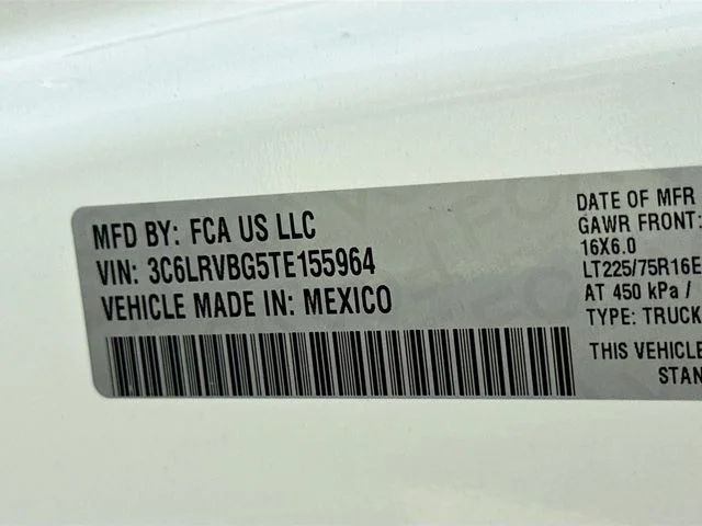 New 2026 Bright White Clear-Coat Exterior Paint RAM  image 28