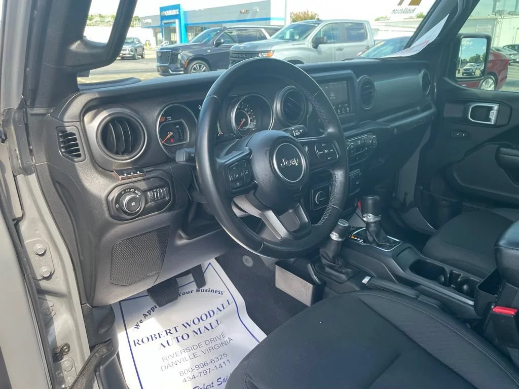 Used 2021 Sting Gray Clearcoat Jeep Unlimited Willys image 14