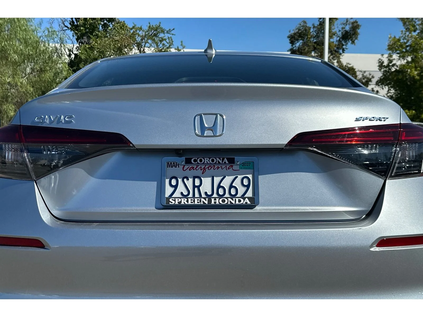 Used 2025 Solar Silver Metallic Honda Sport image 48