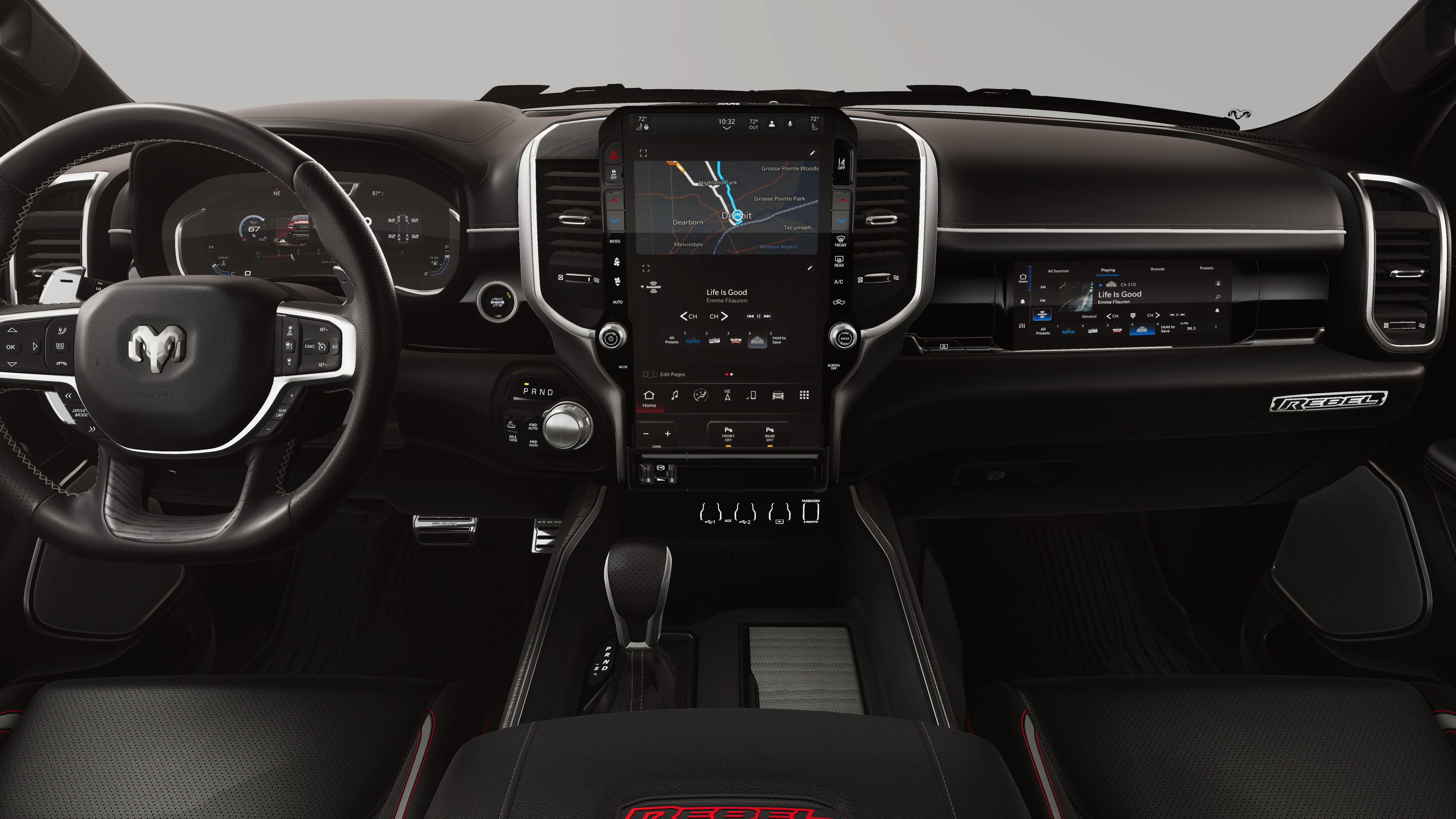 New 2026 Forged Blue Metallic Exterior Paint RAM REBEL image 18