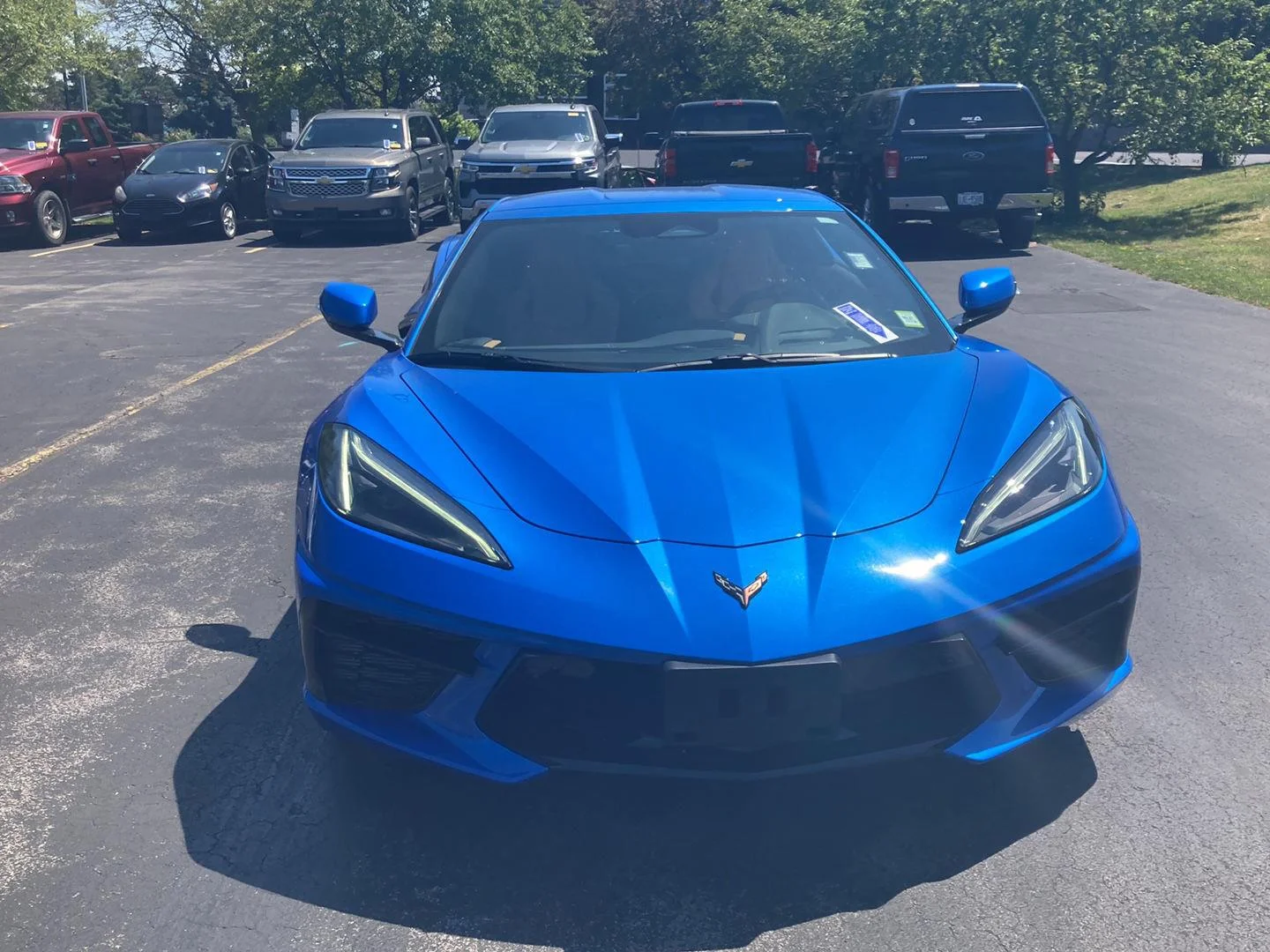 Used 2024 Riptide Blue Chevrolet Stingray image 2