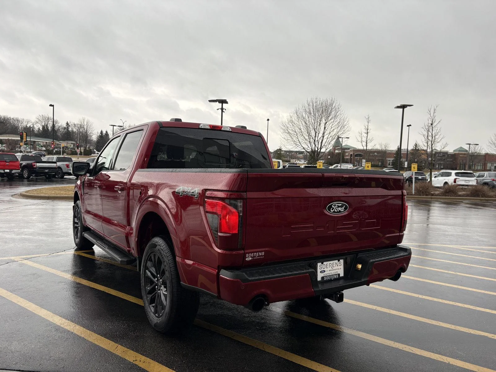 New 2026 Ruby Red Metallic Tinted Clearcoat Ford XLT image 4