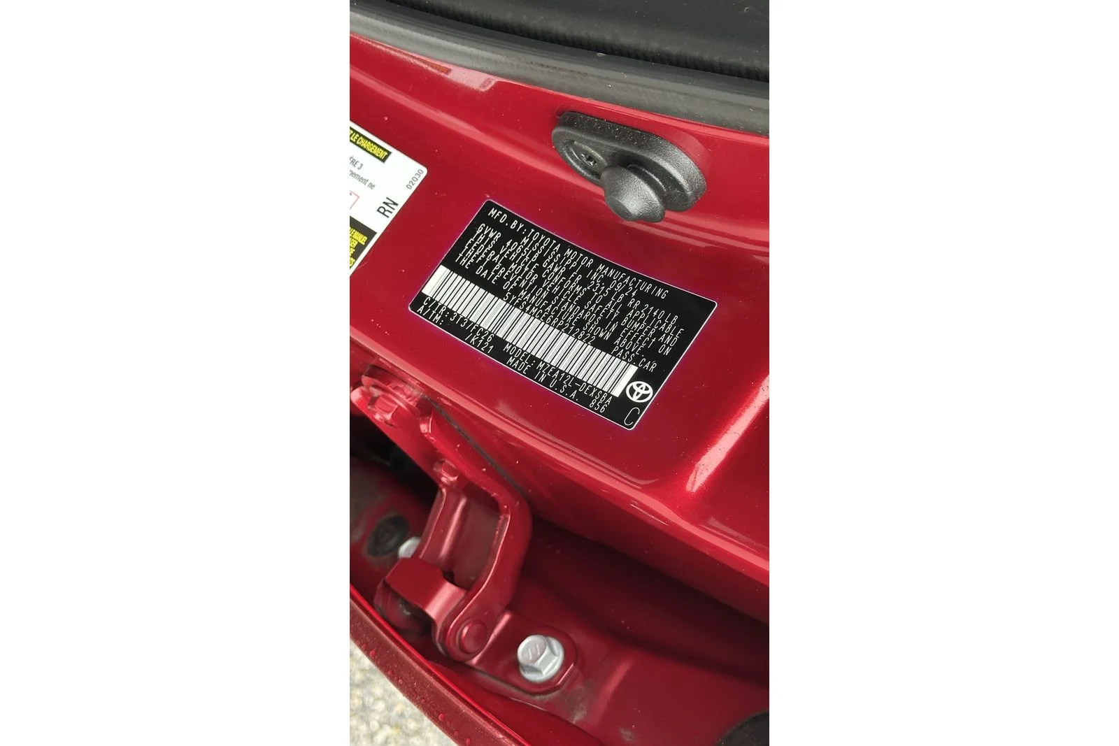Used 2024 Red Toyota SE image 28