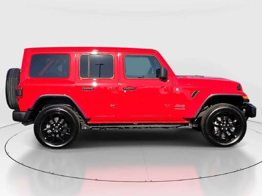 Used 2025 Red Jeep Sahara 4xe image 2