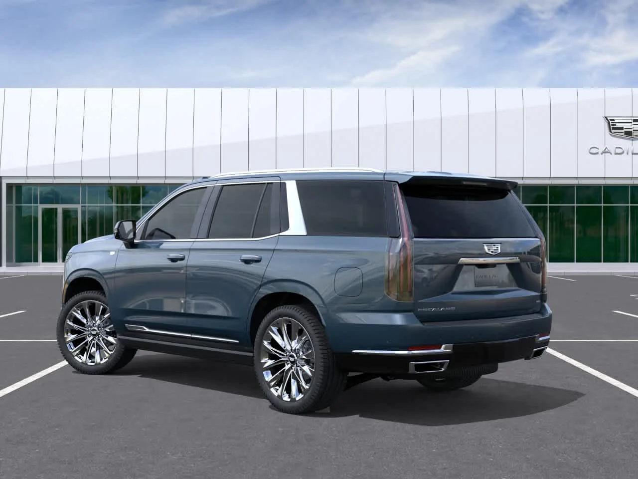 New 2026 Deep Sea Metallic Cadillac Platinum Luxury image 3