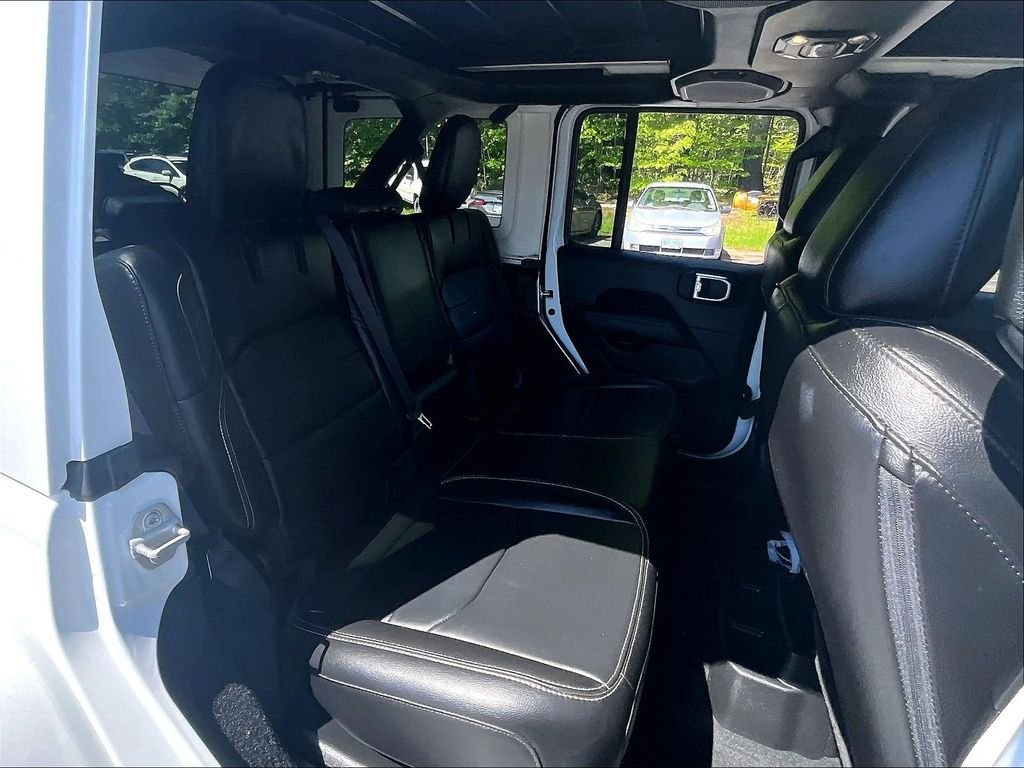 Used 2023 Bright White Clearcoat Jeep Sahara 4xe image 16