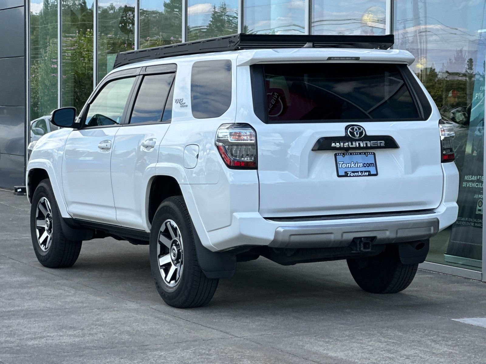 Used 2021 Super White Toyota TRD Off-Road Premium image 4