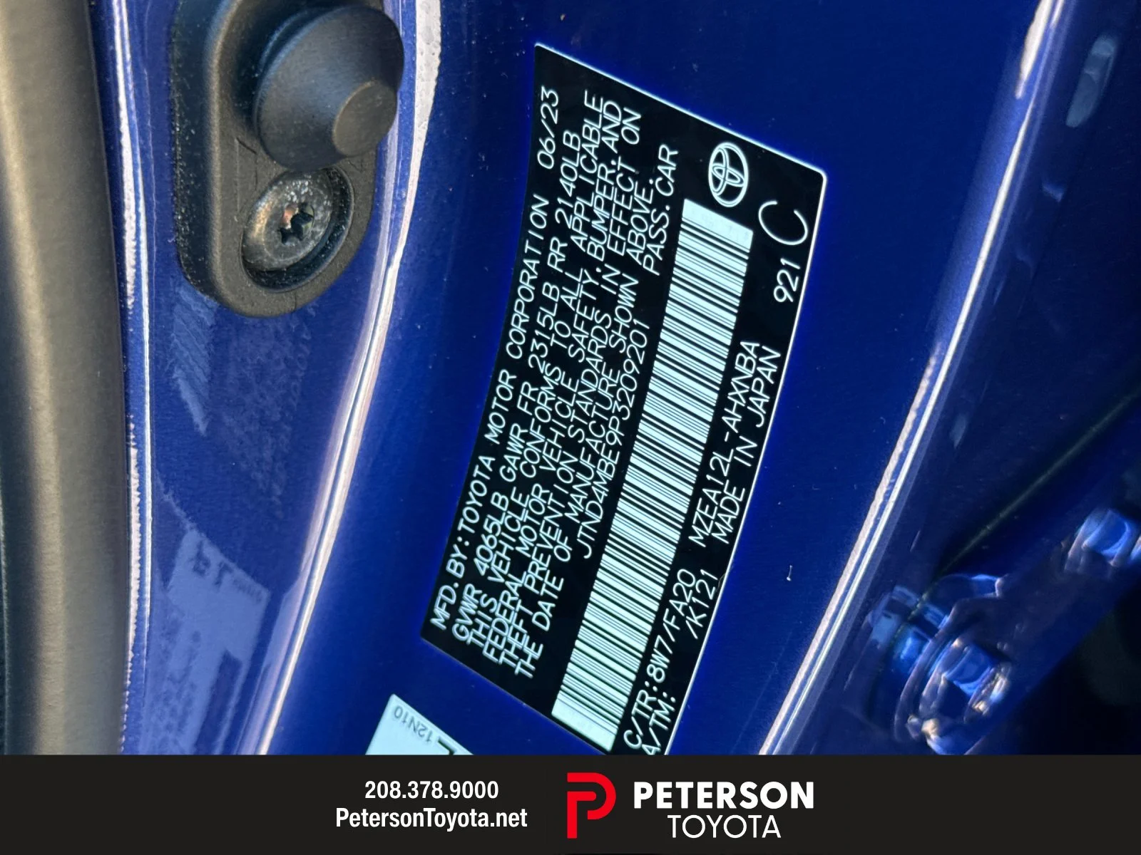 Used 2023 Blue Toyota SE image 26
