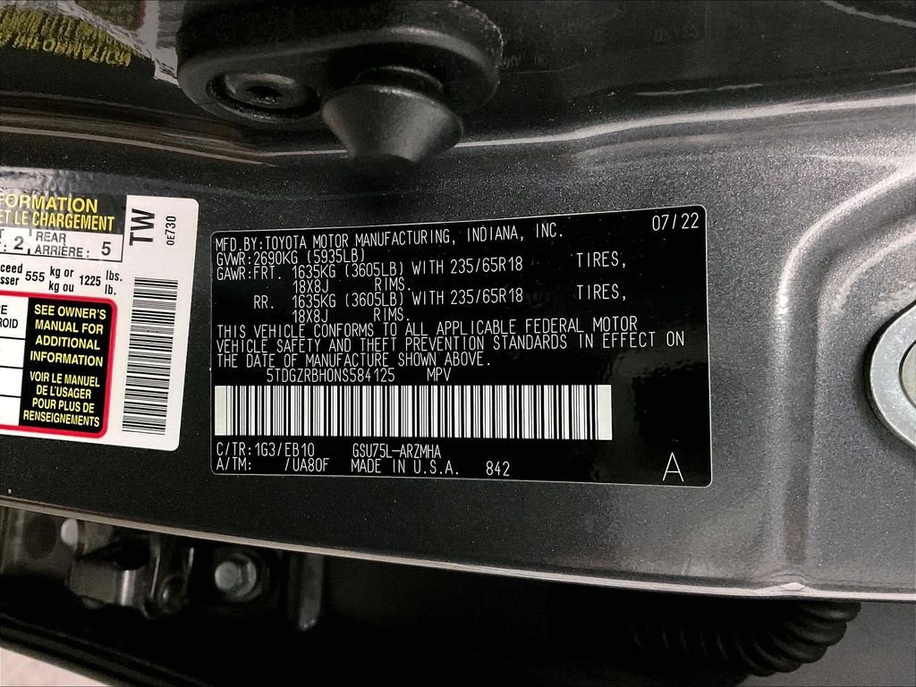 Used 2022 Gray Toyota XLE image 40