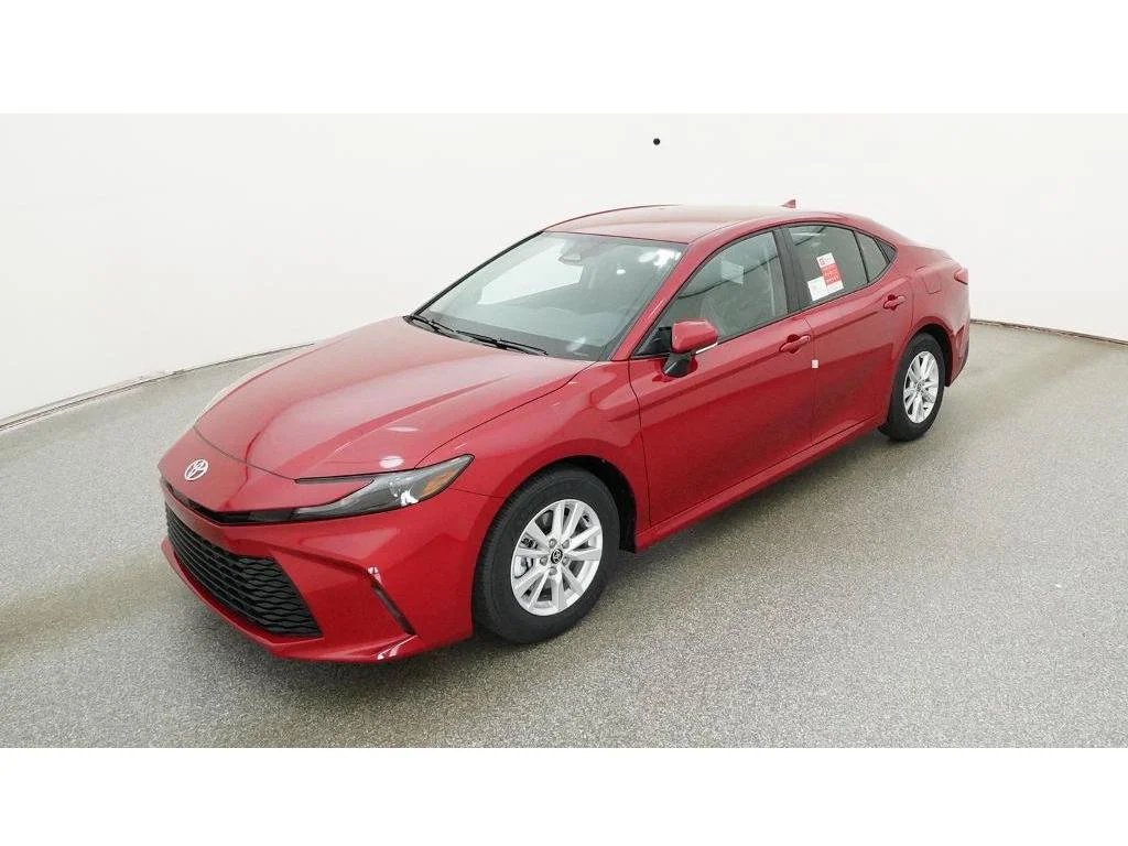 New 2026 Red Toyota LE image 1
