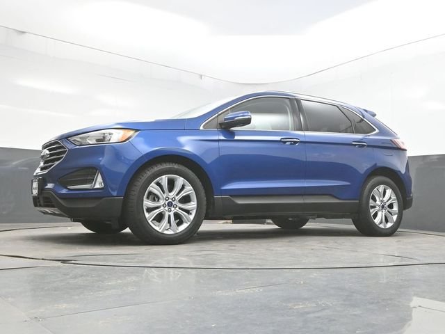 Used 2020 Blue Ford Titanium image 34