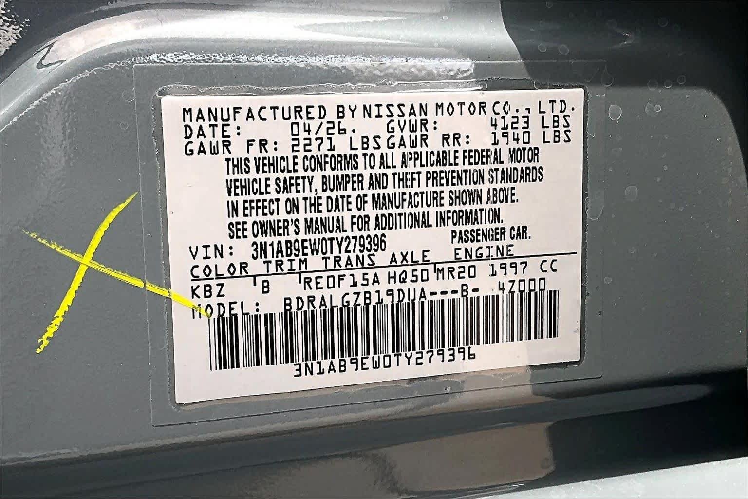 New 2026 Atlantic Gray Metallic Nissan SL image 14