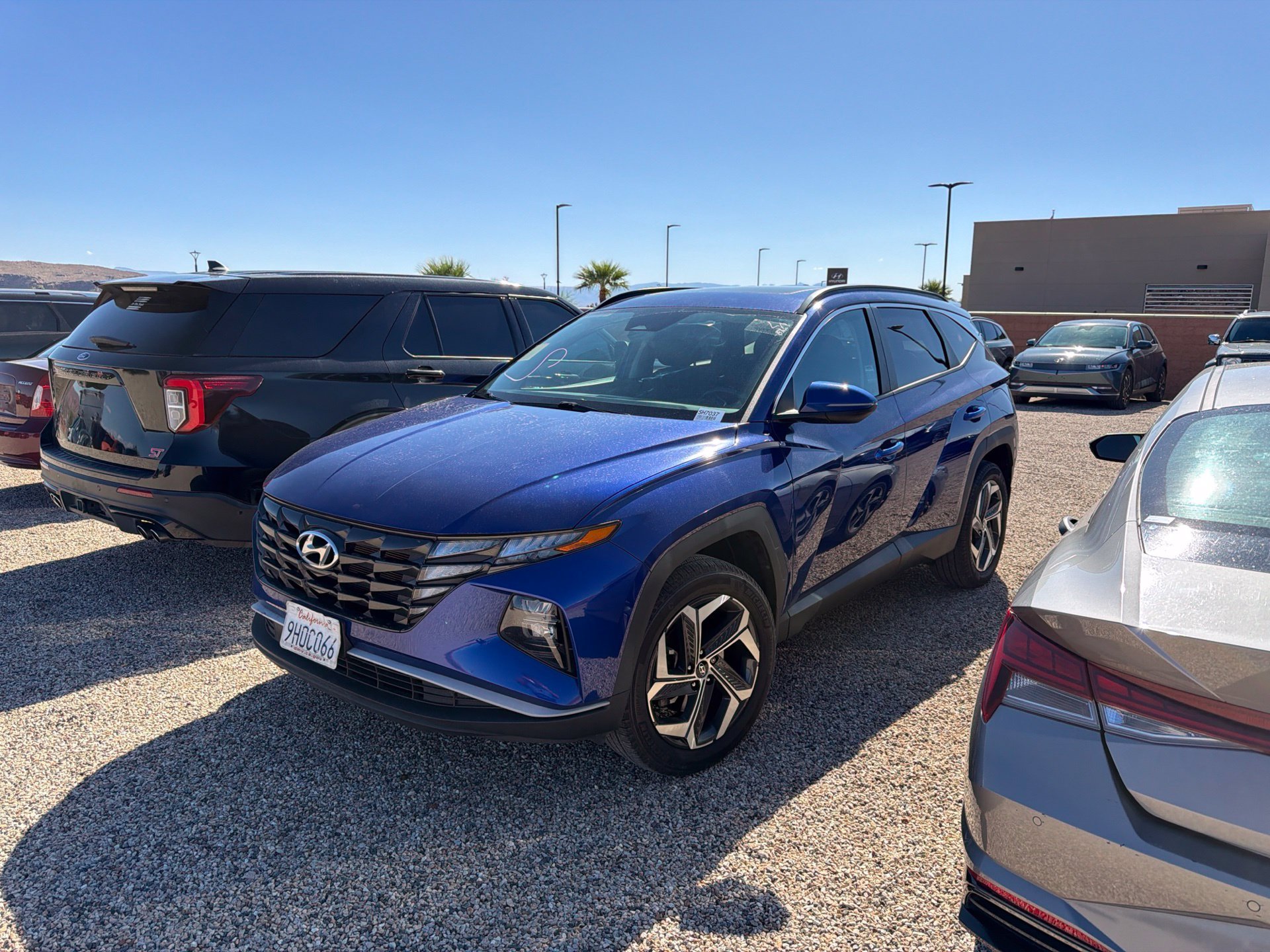 Blue 2023 Hyundai Tucson SUV / Crossover All-Wheel Drive 