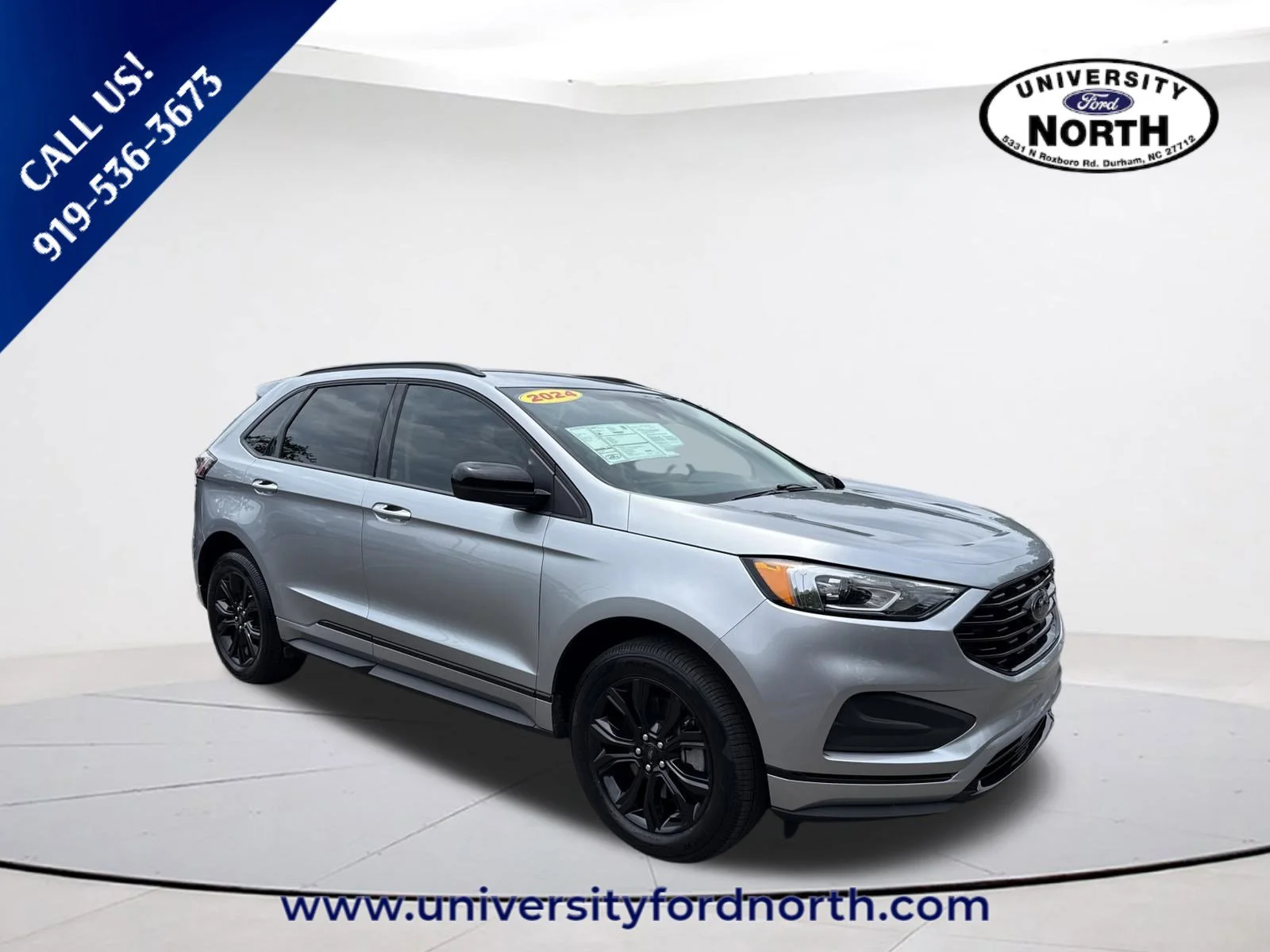 Used 2024 Silver Metallic Ford SE image 1