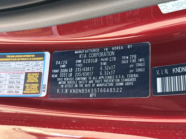 New 2026 Red Kia LXS image 25