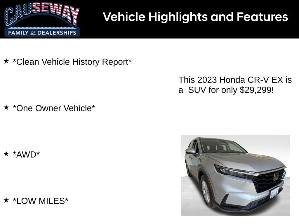 Used 2023 Silver Metallic Honda EX image 2
