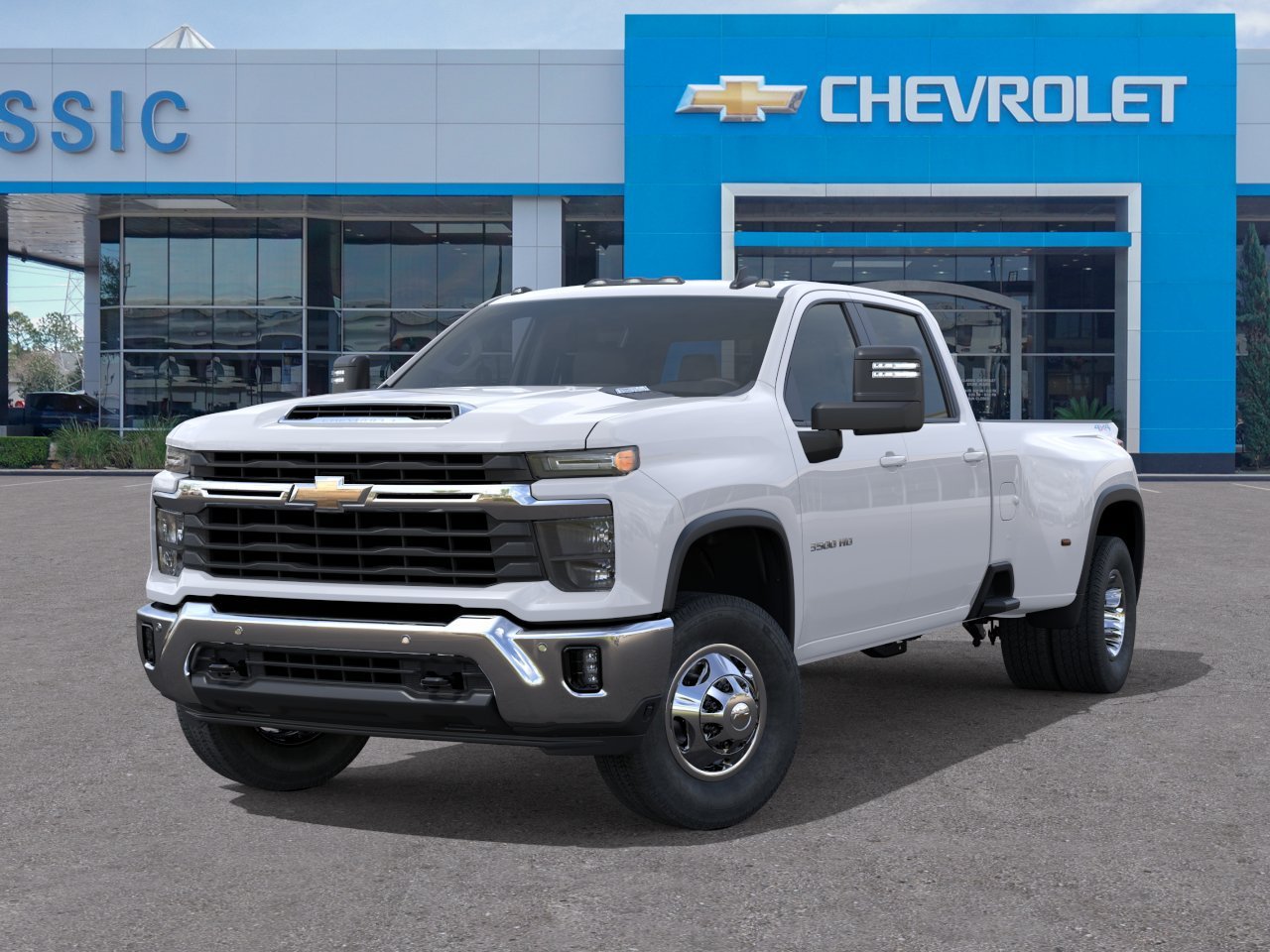 2026 Chevrolet Silverado 3500 HD LT DRW White at Classic Elite Chevrolet Hwy 6