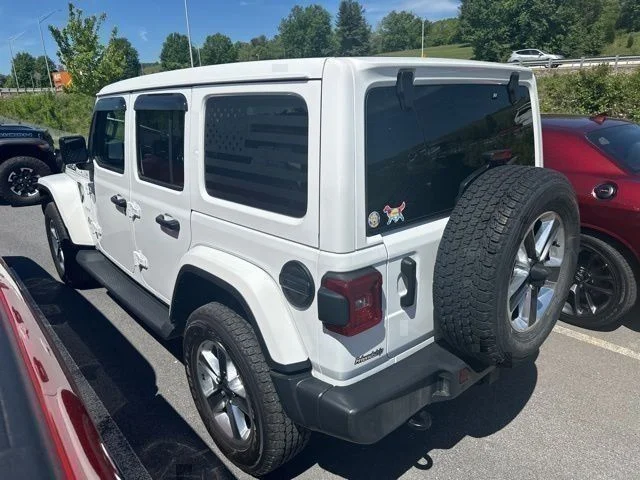 Used 2021 White Jeep Unlimited Sahara image 15