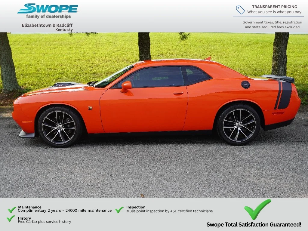 Used 2017 Go Mango Dodge 392 Hemi Scat Pack Shaker image 6