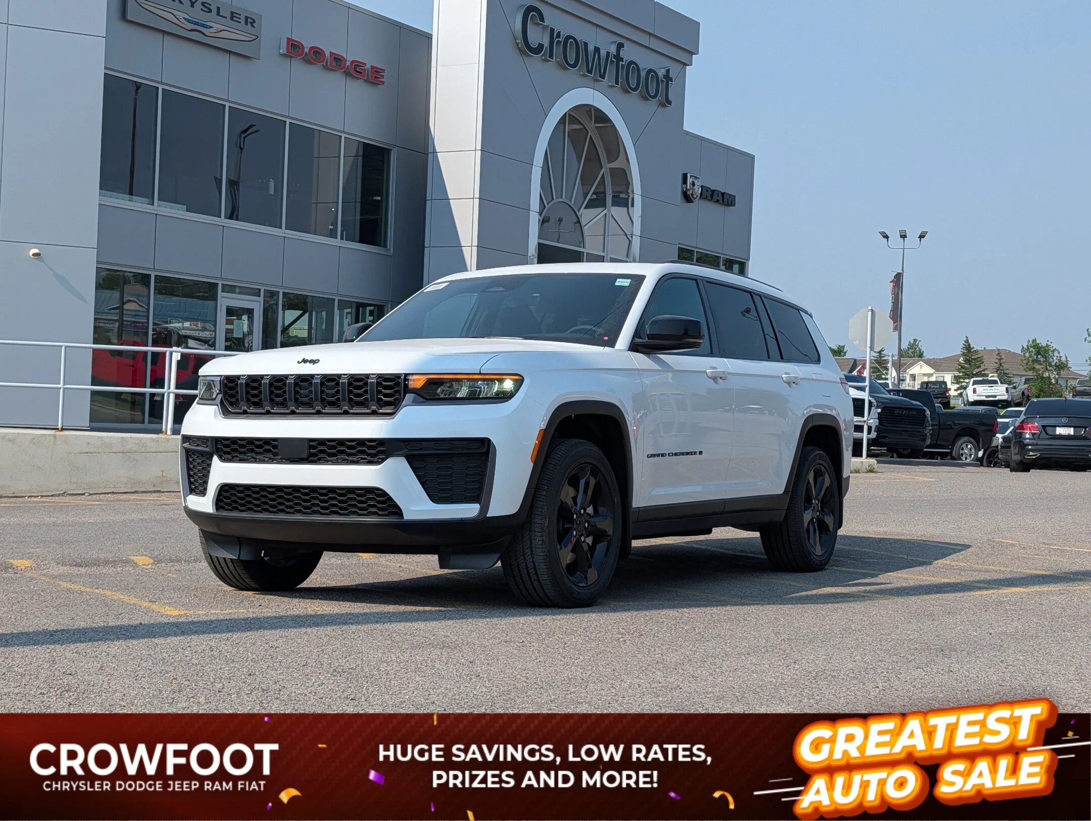 New 2026 White Jeep Altitude - - 4x4 - Power Sunroof - Trailer Tow Pkg - 20 Black Wheels - Remote Start & More! image 1