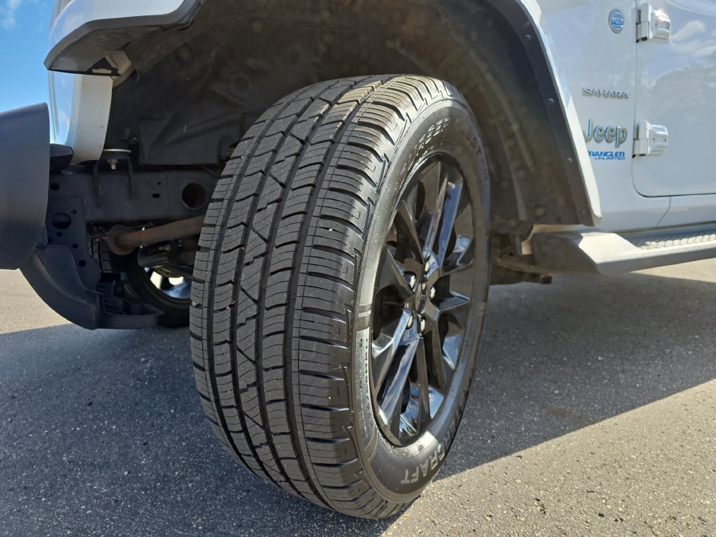 Used 2021 White Jeep Unlimited Sahara 4xe image 32