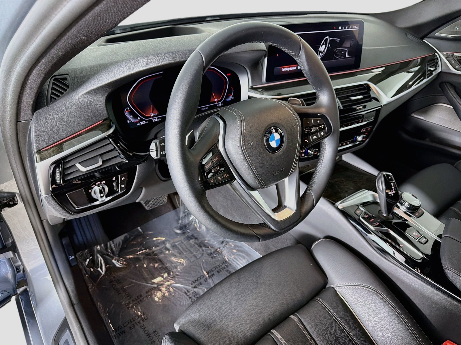 Certified Used 2023 Skyscraper Grey Metallic BMW 530i image 9