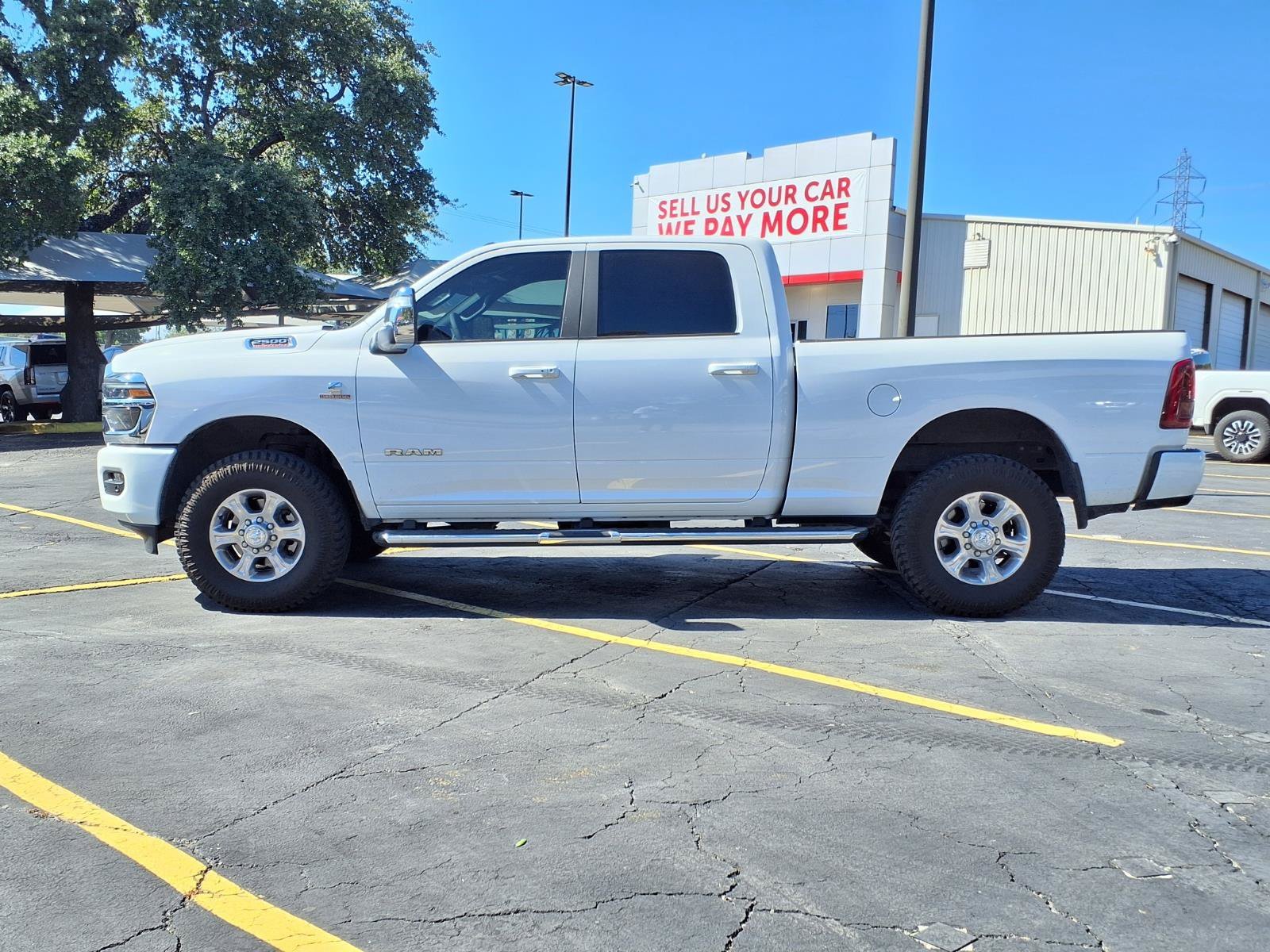 Used 2025 Bright White Clearcoat Ram Laramie image 8