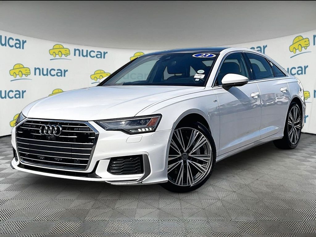 Used 2023 White Audi 55 Premium Plus image 3