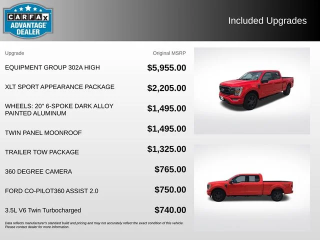 Used 2023 Red Ford XLT image 5