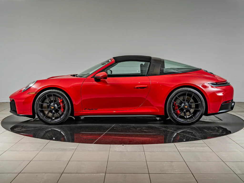 Used 2026 Carmine Red Porsche Targa 4 GTS image 2