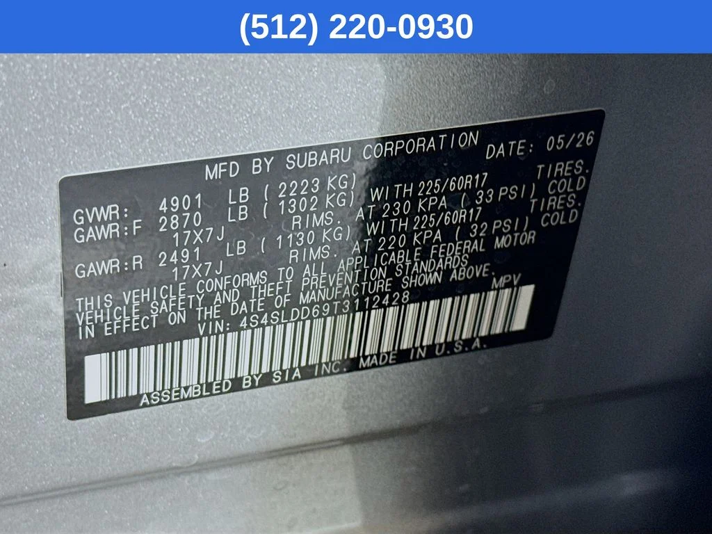 New 2026 Silver Subaru Premium image 41
