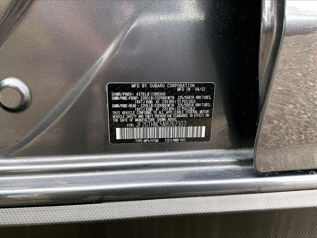 Used 2022 Gray Subaru Limited image 35