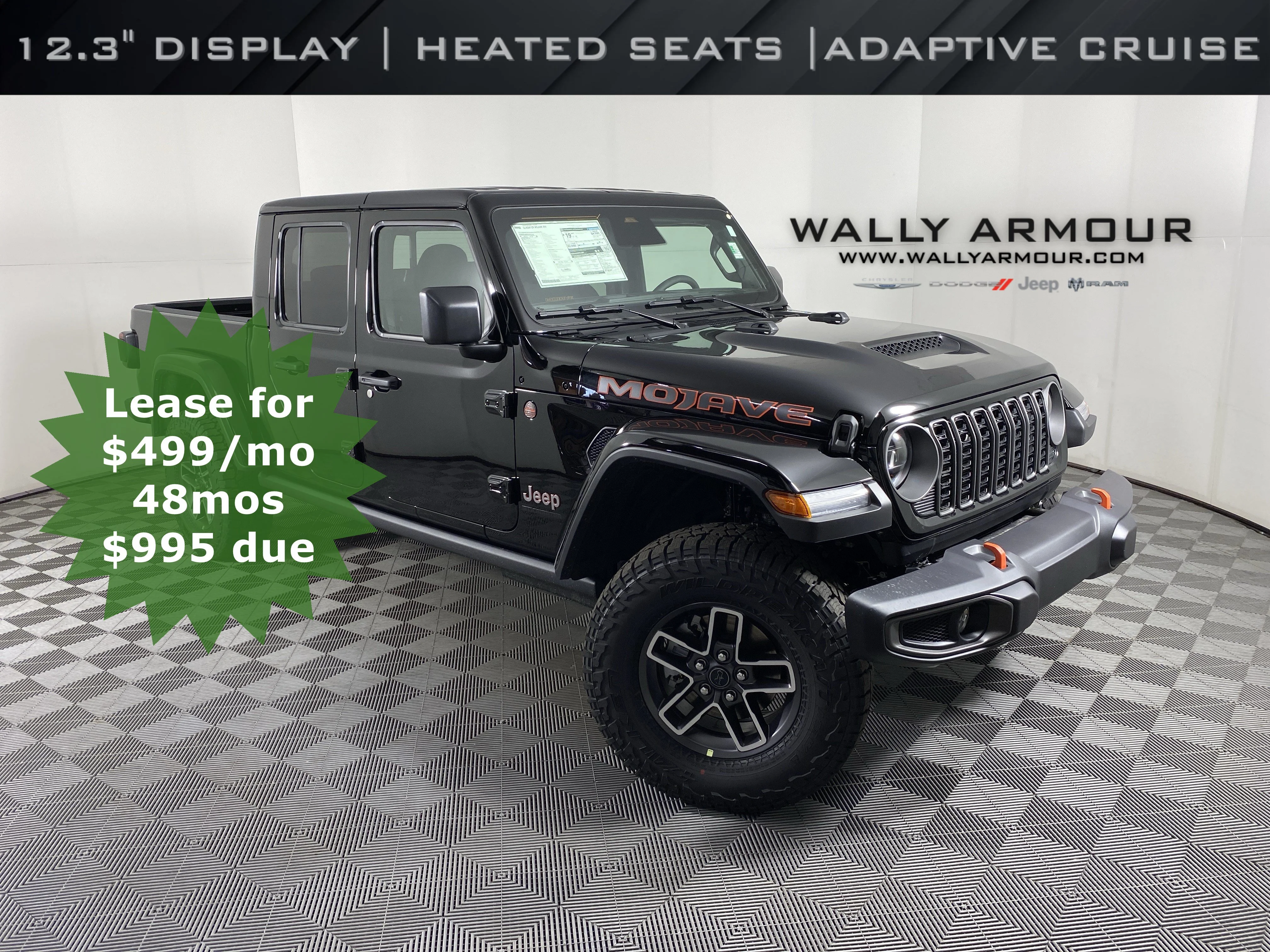 New 2026 Black Clear-Coat Exterior Paint Jeep Mojave image 1