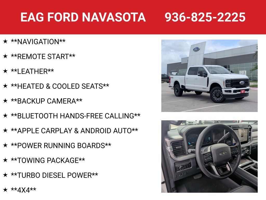 New 2026 Star White Metallic Tri-Coat Ford F-250® Platinum® image 4