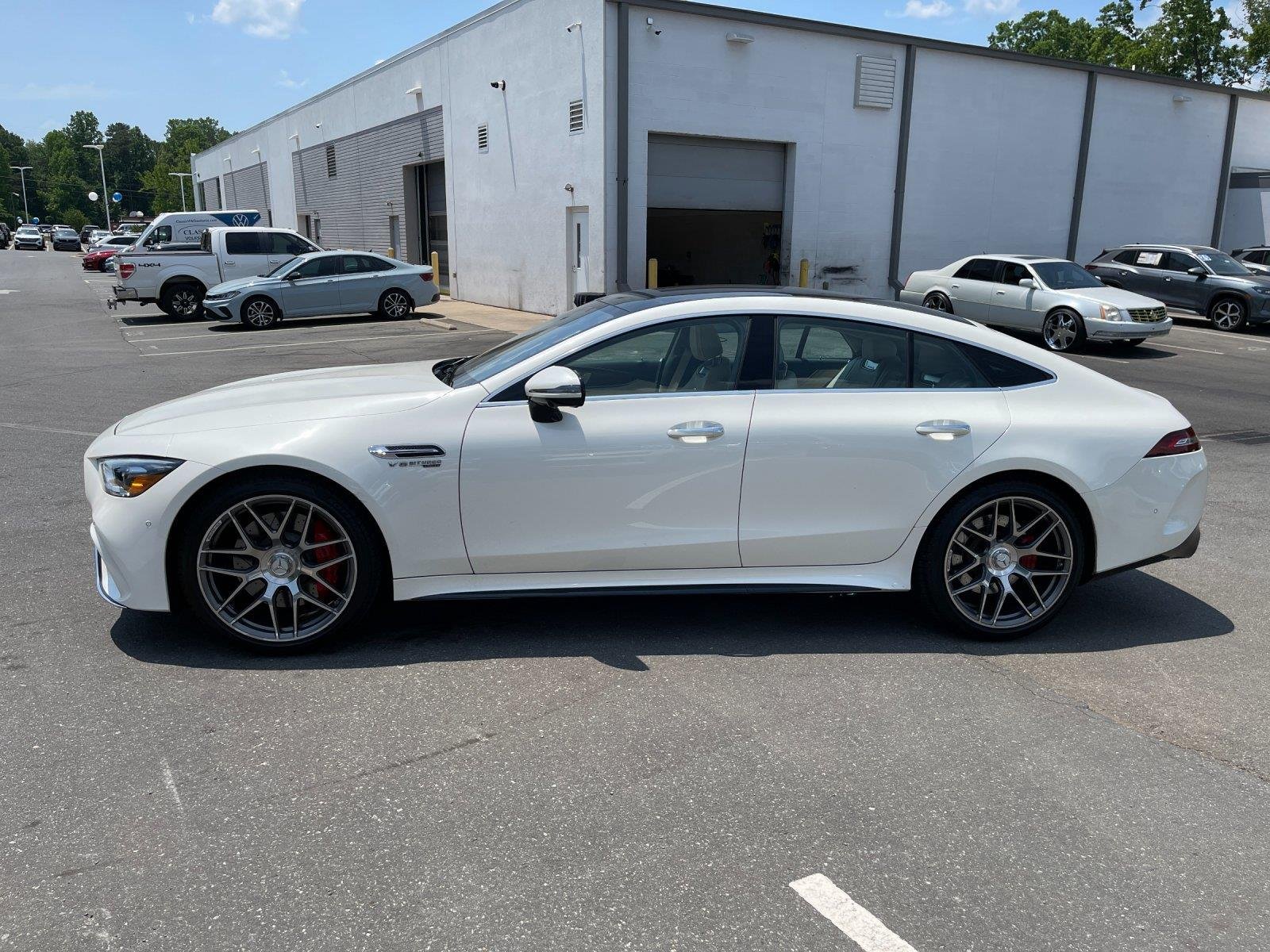 Used 2021 designo Diamond White Metallic Mercedes-Benz AMG® GT 63 image 2
