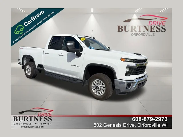 Certified Pre-Owned 2024 Chevrolet Silverado 2500 HD LT Four Wheel Drive Double Cab