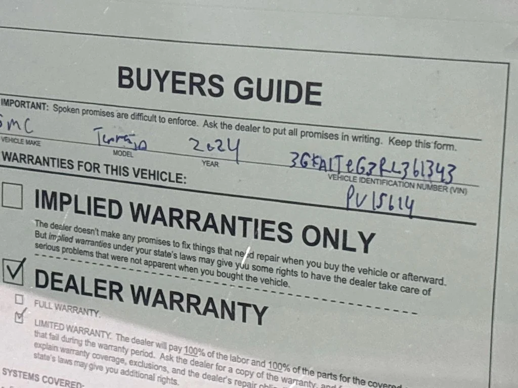 Used 2024 White GMC SLE image 24