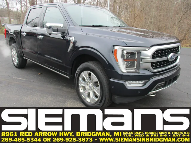 Pre-Owned 2021 Ford F-150 Platinum With Navigation & 4WD