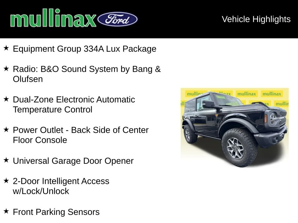 New 2025 Black Ford Badlands image 15