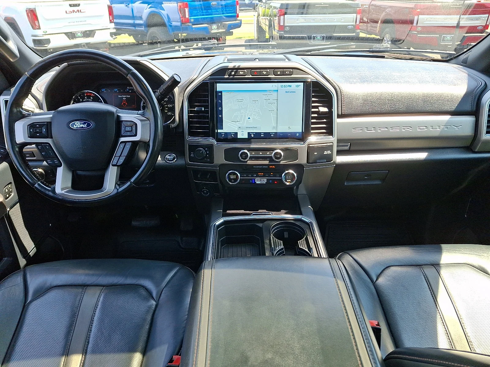 Used 2022 Agate Black Metallic   Um Ford Platinum image 15
