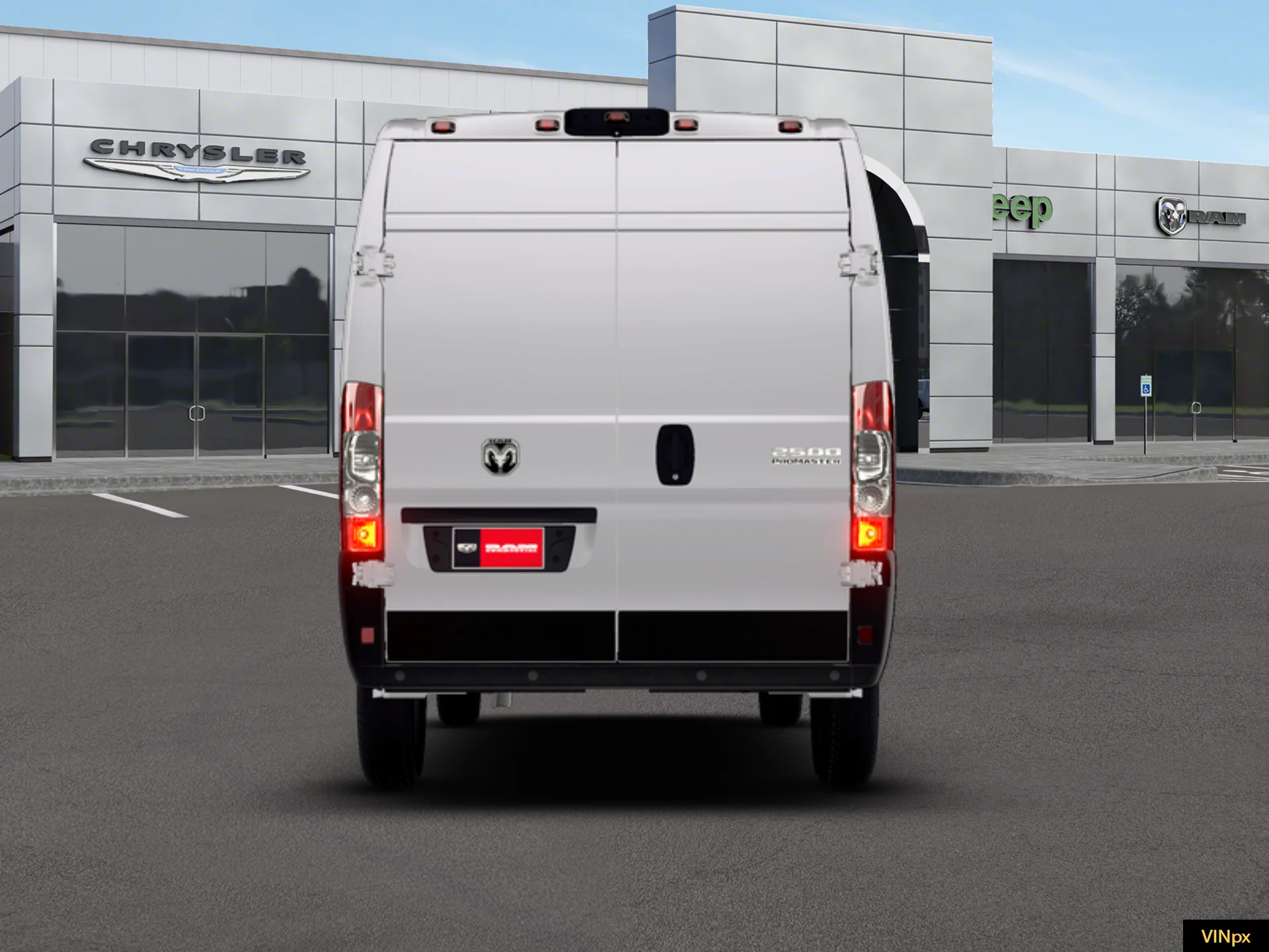 New 2026 Bright White Clear-Coat Exterior Paint Ram Tradesman image 18