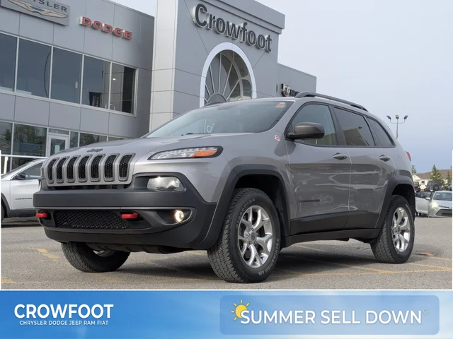 2018 Jeep Cherokee Trailhawk - Cold Weather Pkg - Comfort Grp - Command View Sunroof - Napa Leather & More