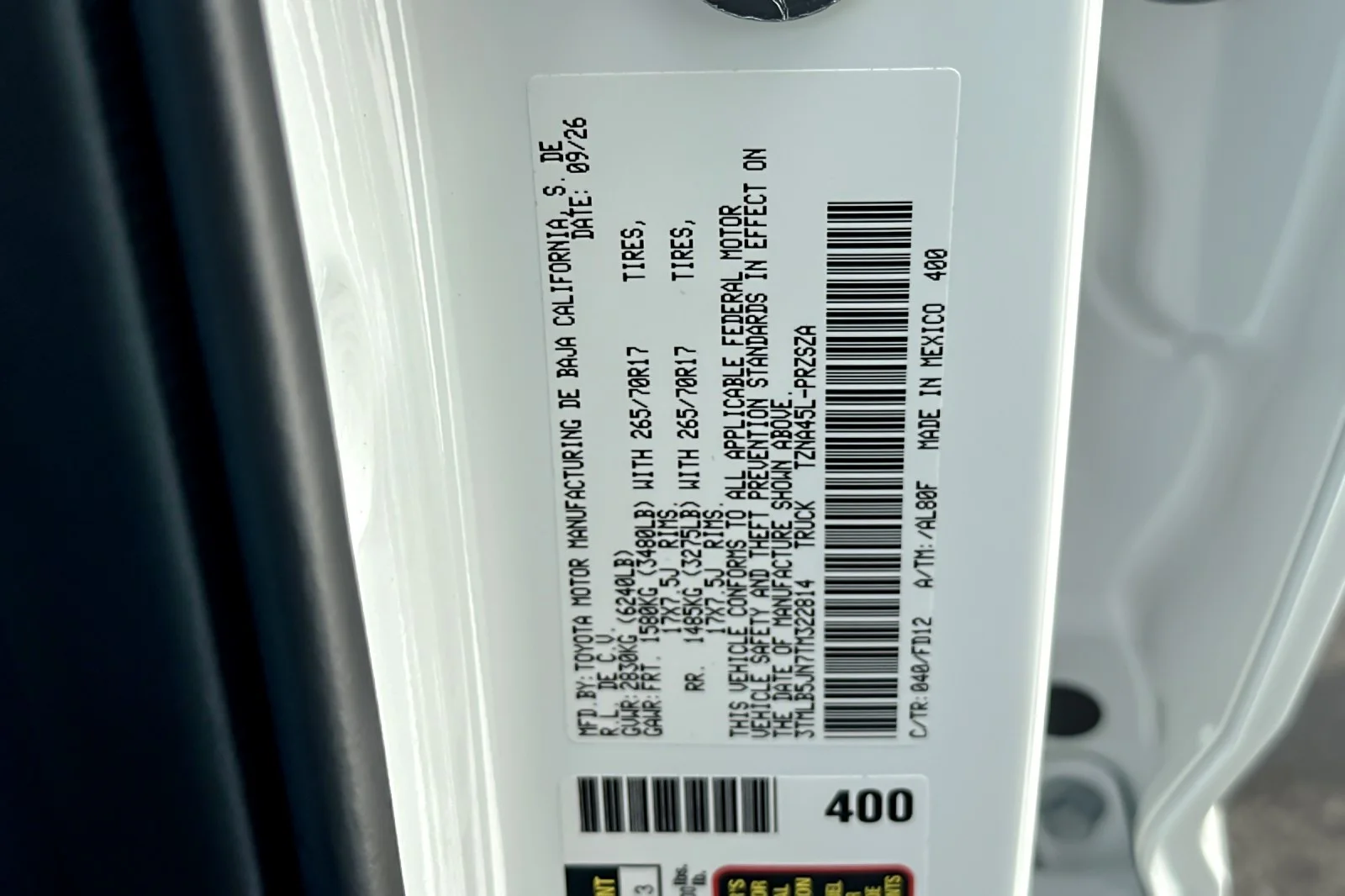 New 2026 Ice Cap Toyota  TRD Off-Road image 32
