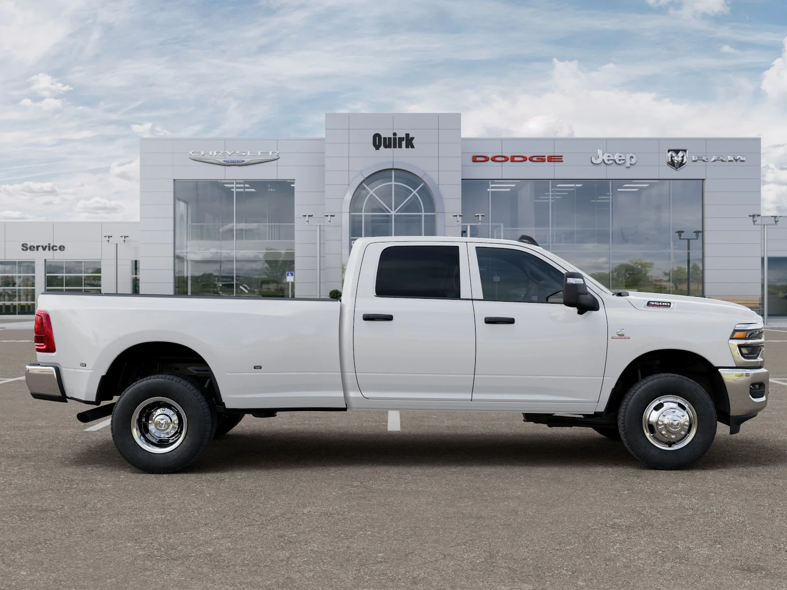 New 2026 Bright White Clear-Coat Exterior Paint RAM Tradesman image 47