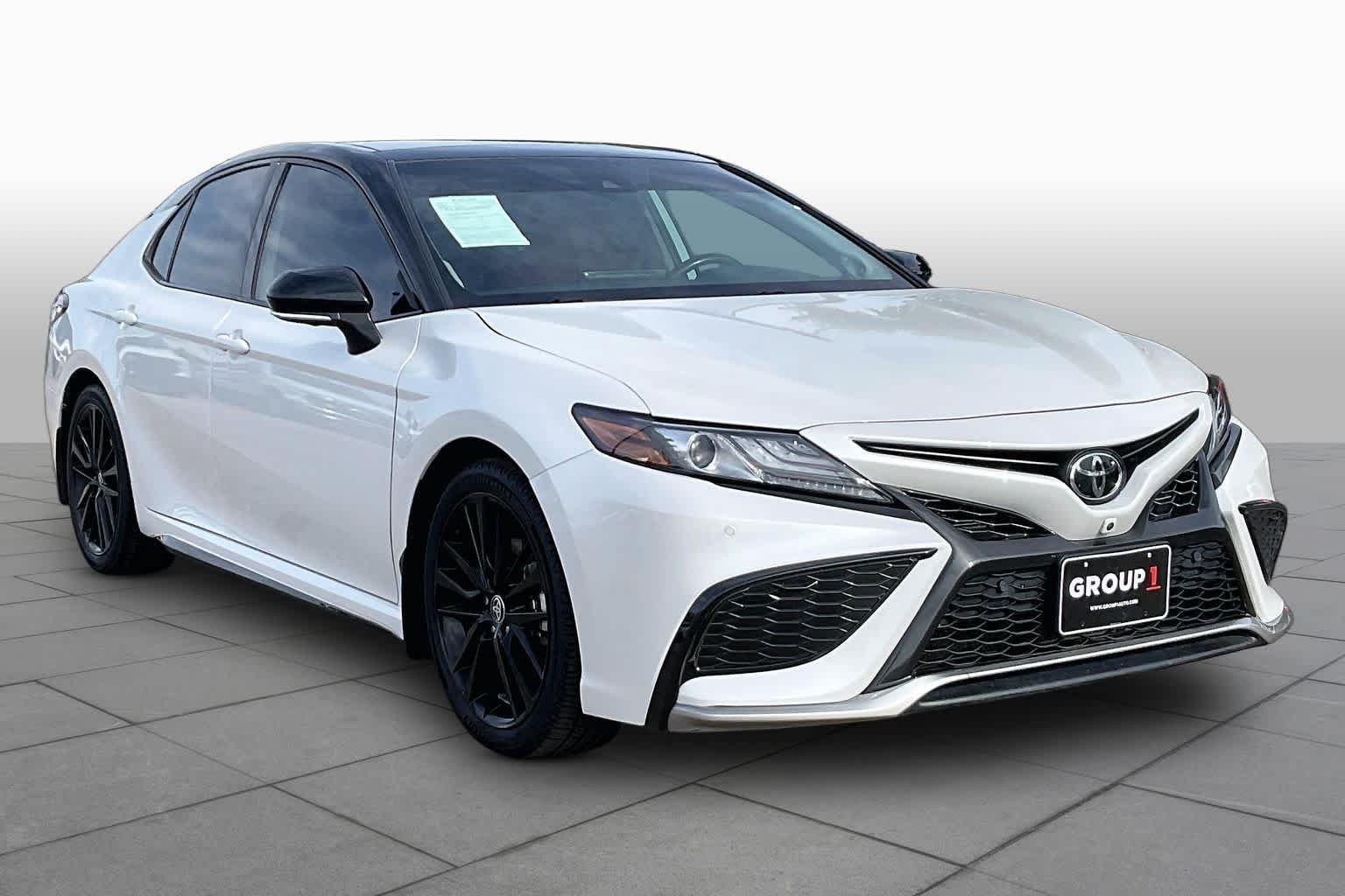 Used 2024 Wind Chill Pearl/Midnight Black Metallic Toyota XSE V6 image 2