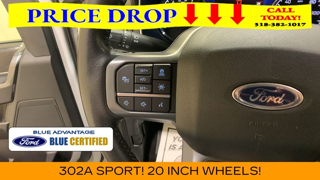 Certified Used 2022 White Metallic Ford XLT image 34