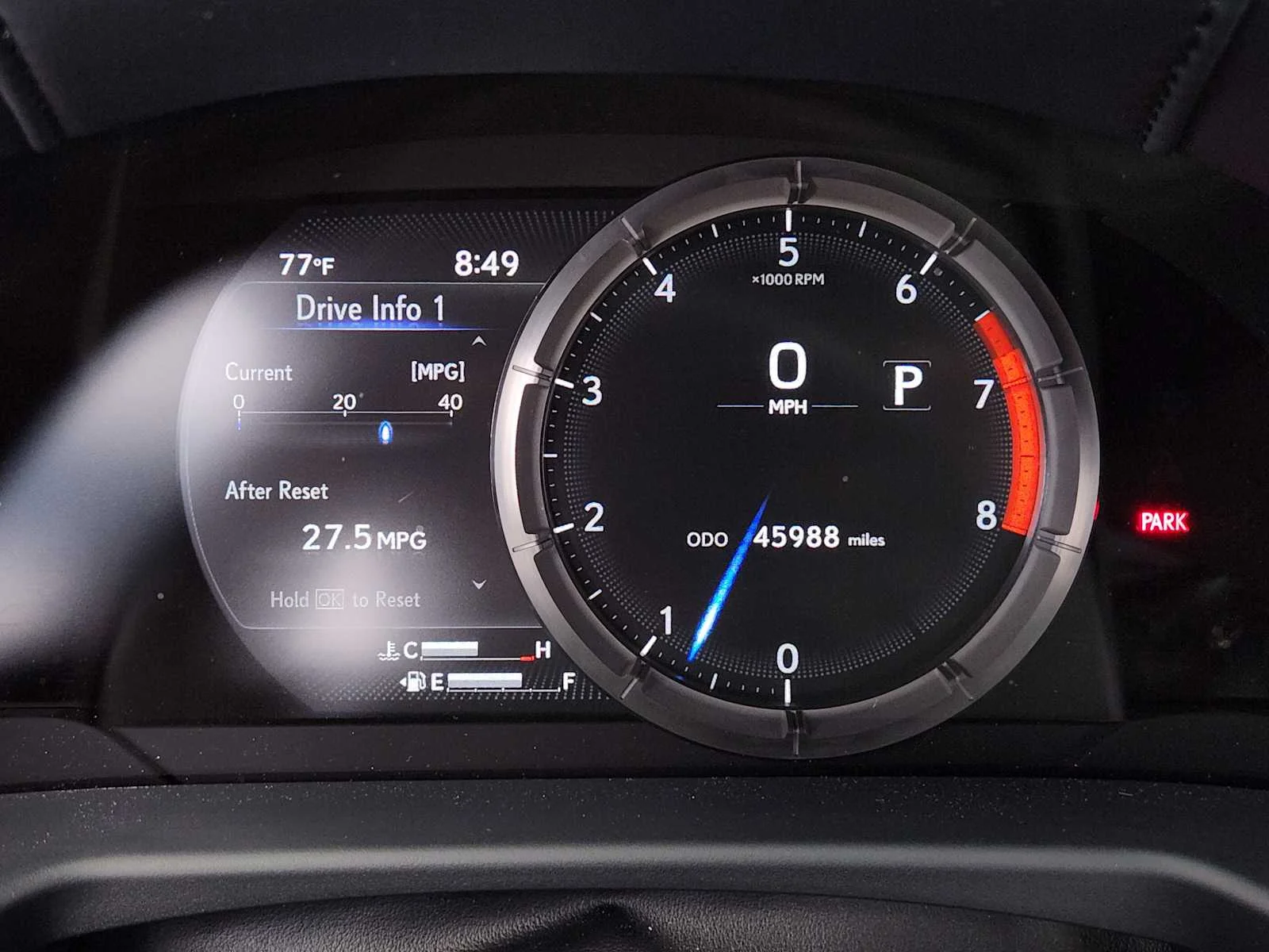 Used 2020 Ultrasonic Blue Mica 2.0 Lexus F SPORT image 13