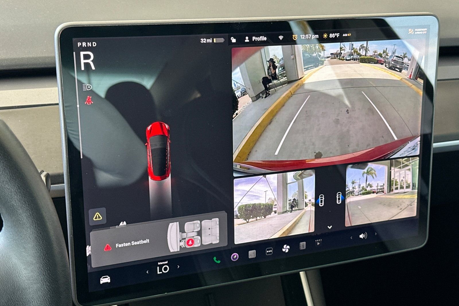 Used 2020 Red Multi-Coat Tesla Standard Range Plus image 18
