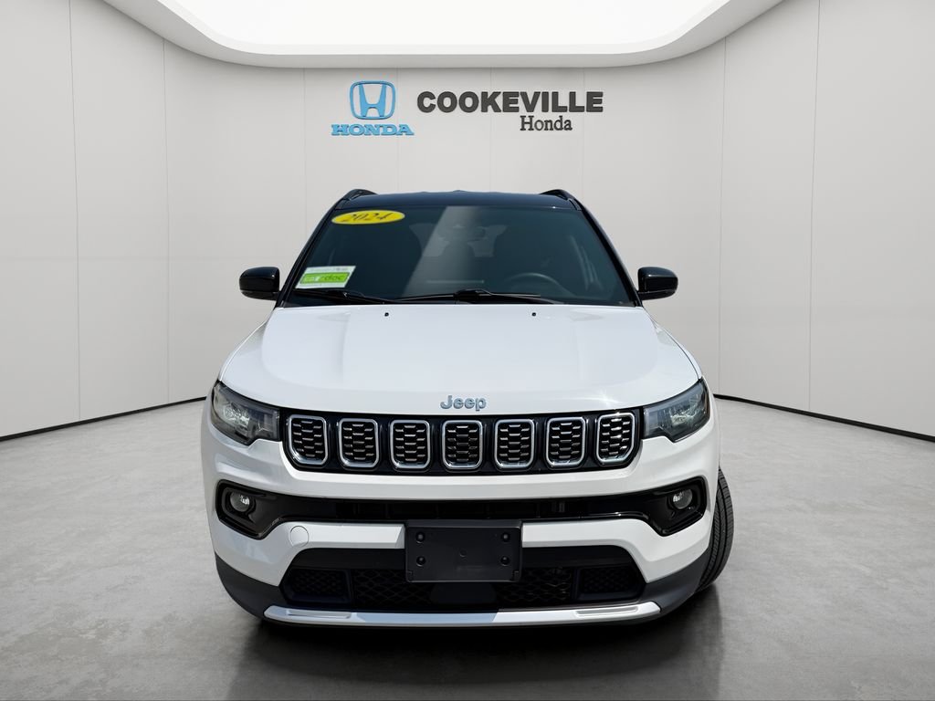Used 2024 Bright White Clearcoat Jeep Limited image 4